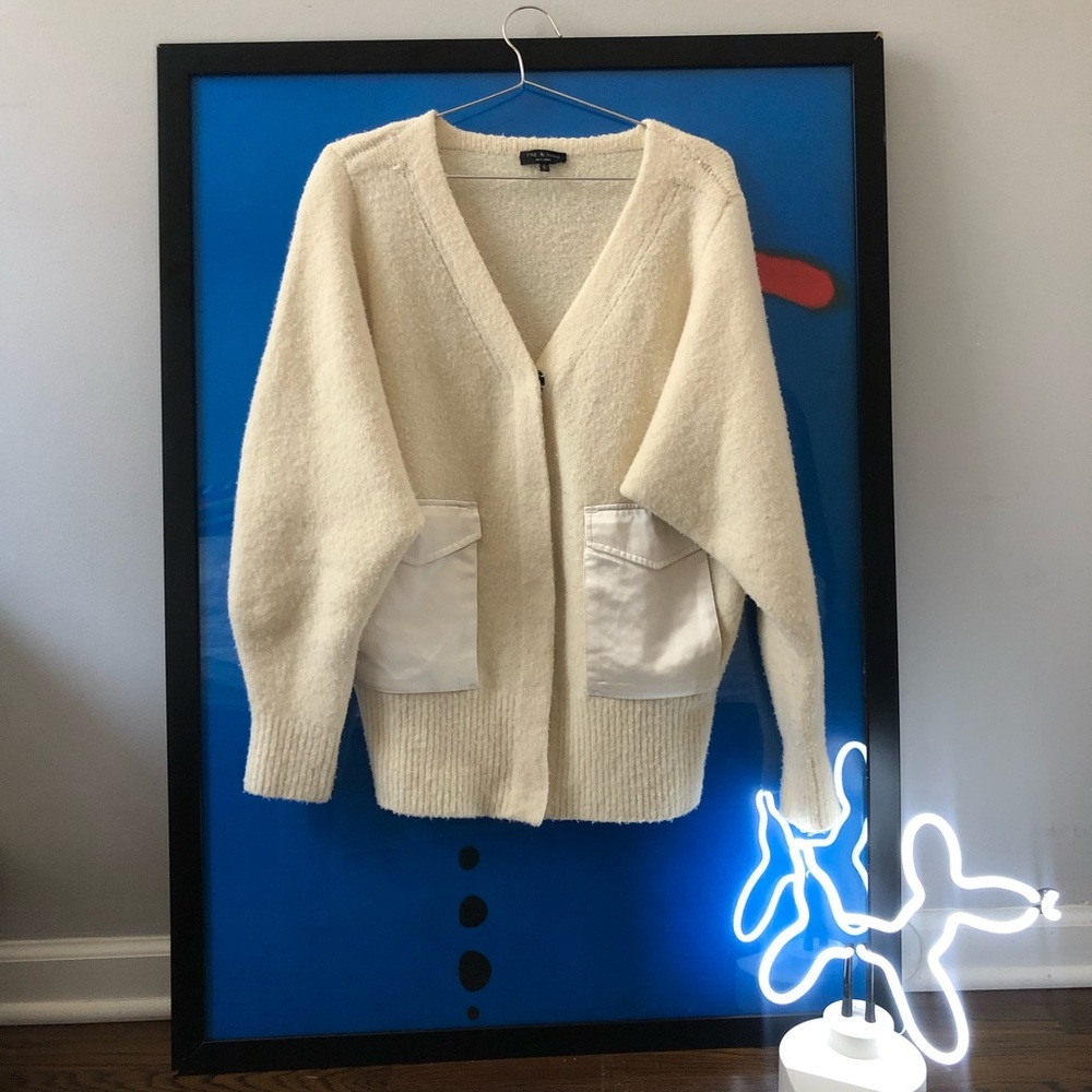 rag & bone NEW YORK chunky knit cardigan